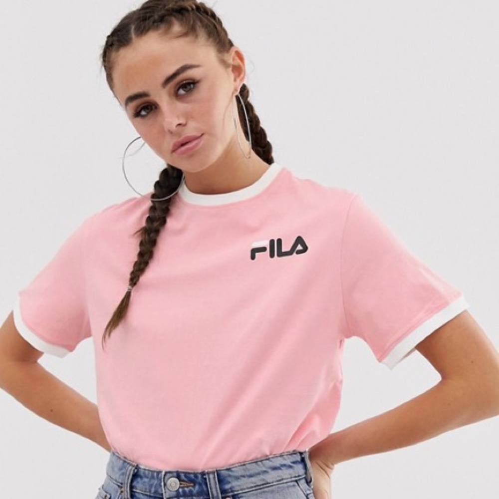Fila relaxed Ringer t-shirt with chest logo